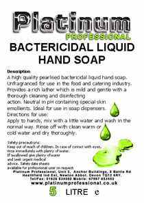 Bactericidal Liquid Hand Soap