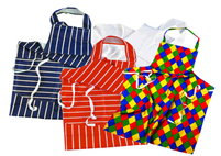 Catering aprons, butchers style with double pocket