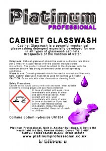 Cabinet Glasswash Detergent