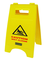 Deluxe' caution wet floor sign