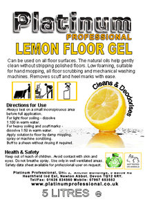 Lemon Floor Gell