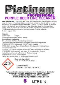 Purple Beer Line Cleaner
