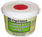 Carpet and upholstery wipes