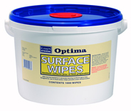 Sanitising surface wipes