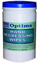 Hand degreasing wipes