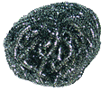 Stainless steel scourers, 18grams