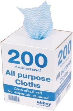 Anti Bacterial Cloth on a Roll (200)